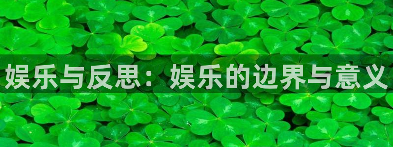 聚彩科技有限公司：娱乐与反思：娱乐的边界与意义